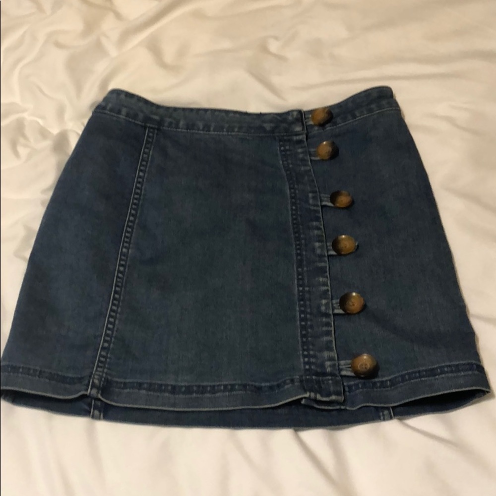 Free People Denim Skirt